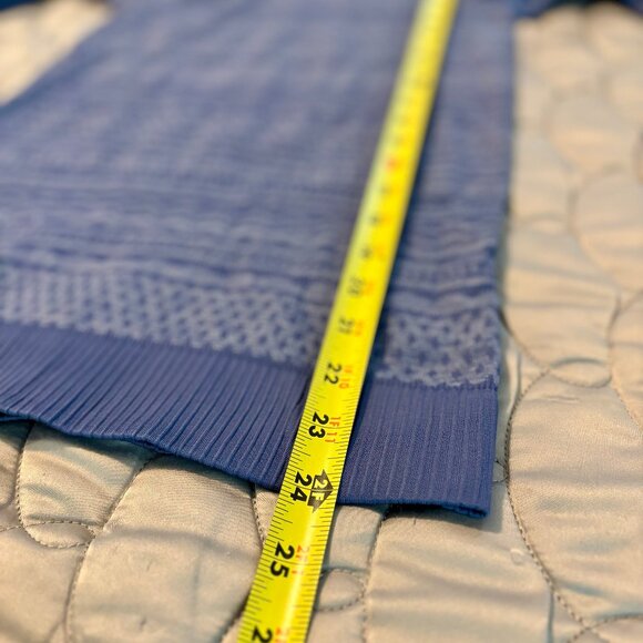 Lululemon Rest Less Long Sleeve Hooded Blue Top Women 4 - Picture 9 of 9